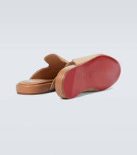 Christian Louboutin Navy Coolito Flat mules