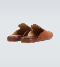 Christian Louboutin Navy Coolito Flat mules
