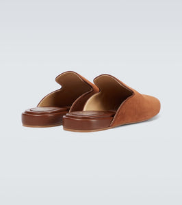 Christian Louboutin Navy Coolito Flat mules