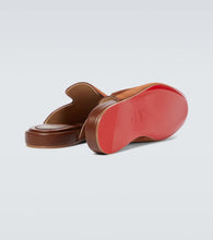 Christian Louboutin Navy Coolito Flat mules