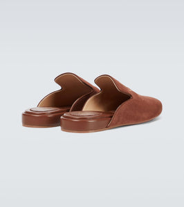 Christian Louboutin Navy Coolito Flat mules