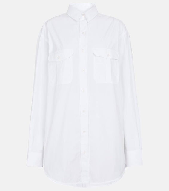 Wardrobe.NYC Cotton poplin shirt dress