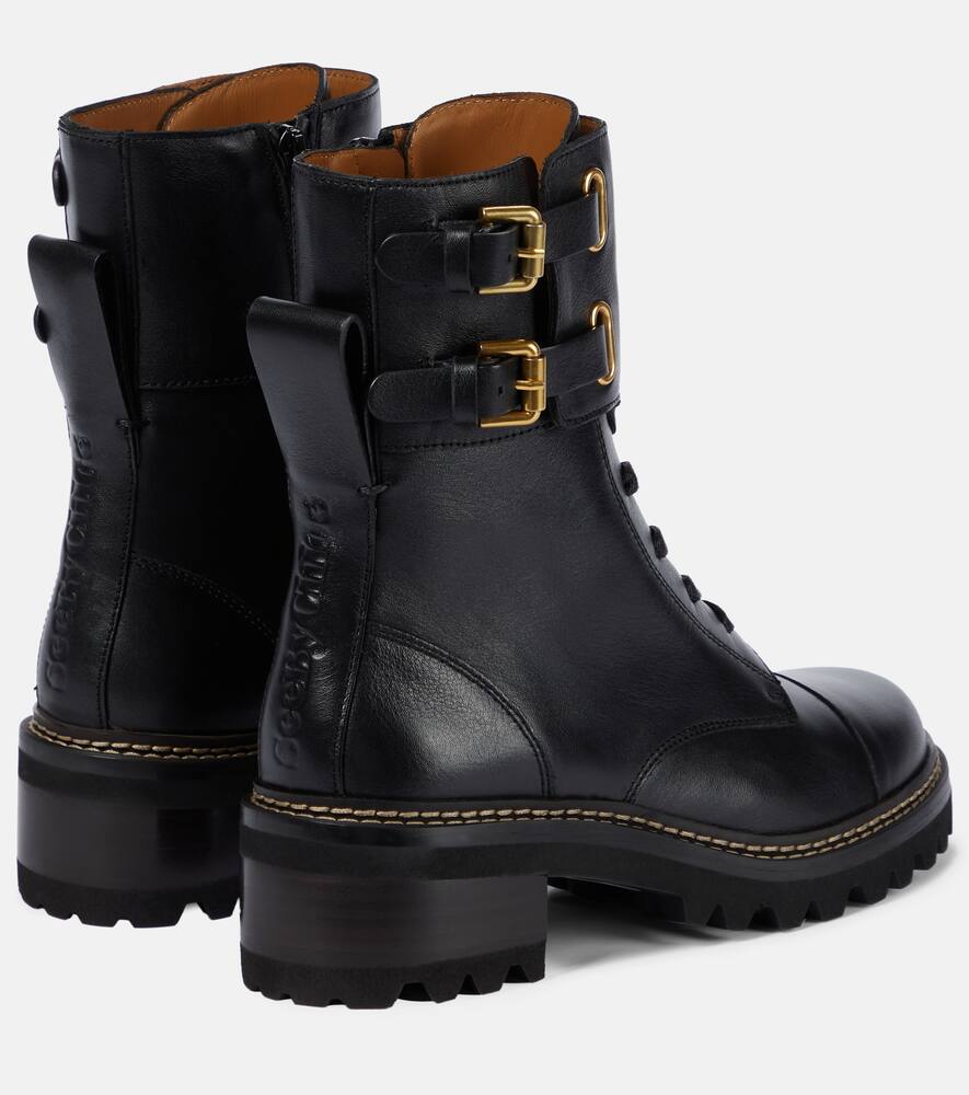 See By Chloe Mallory leather ankle boots