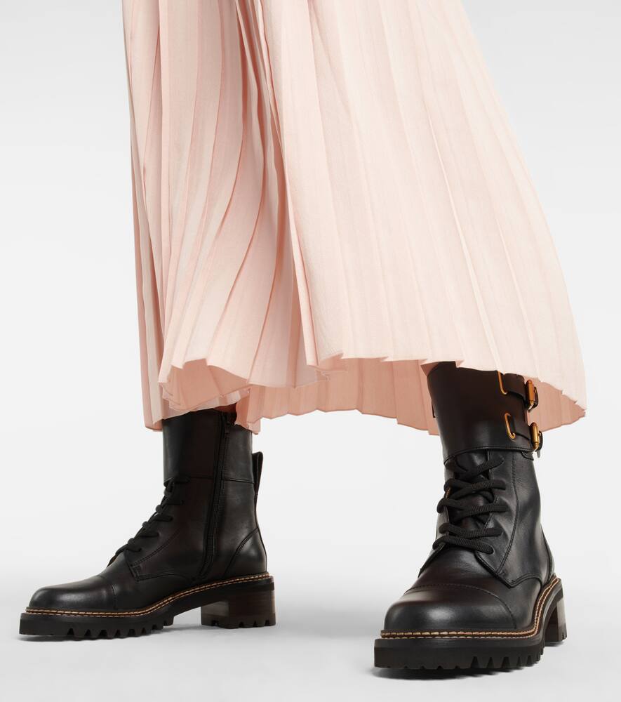See By Chloe Mallory leather ankle boots