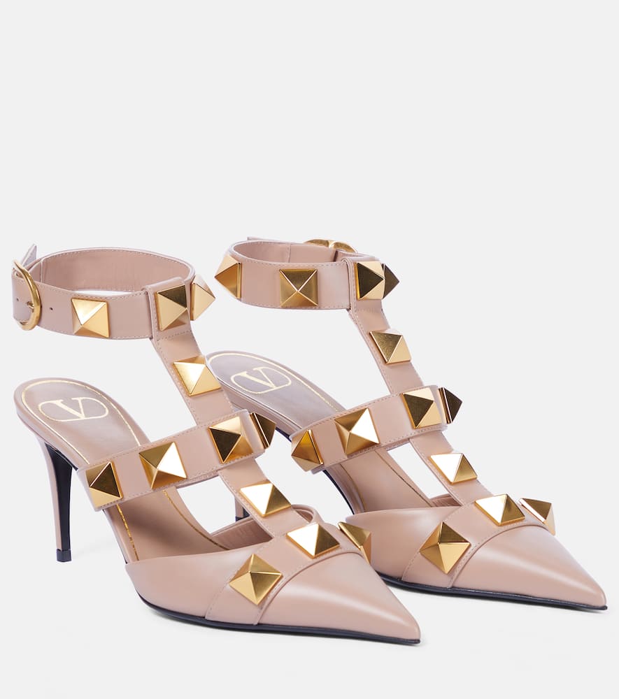 Valentino Garavani Roman Stud leather mules