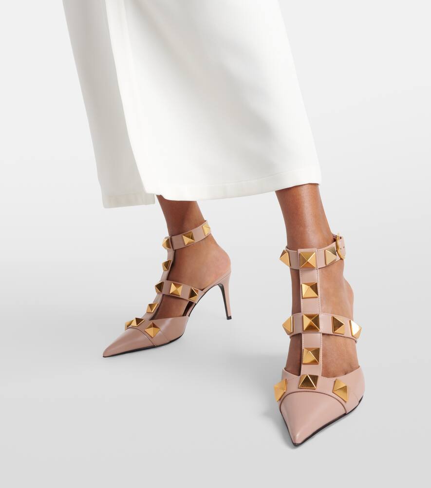 Valentino Garavani Roman Stud leather mules