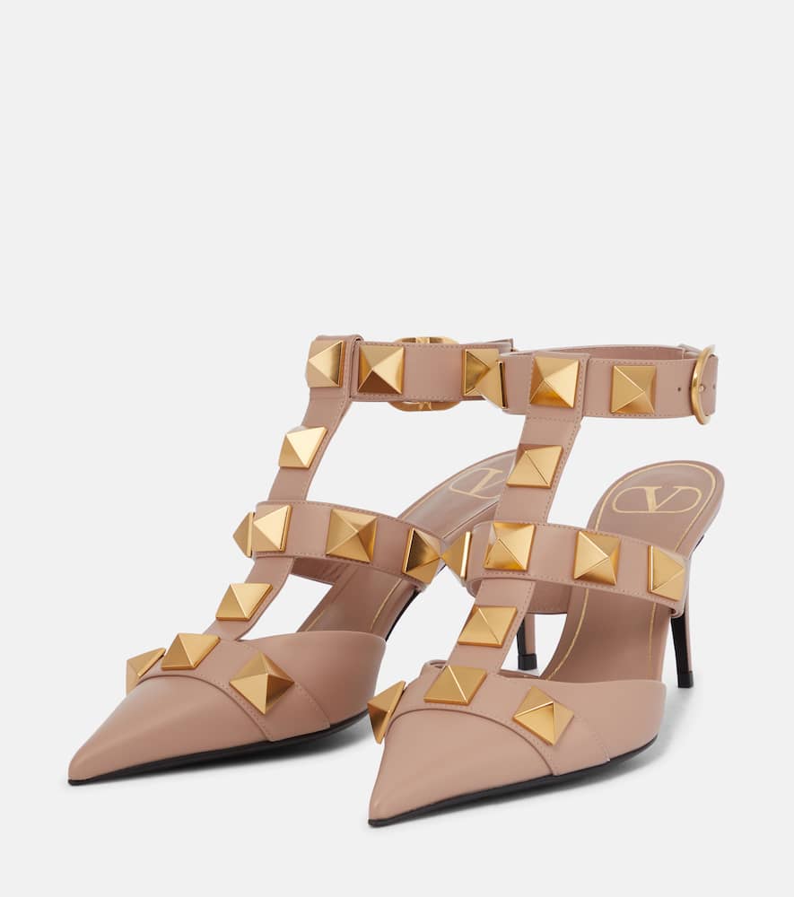 Valentino Garavani Roman Stud leather mules