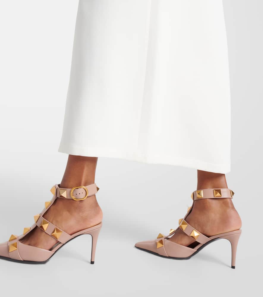 Valentino Garavani Roman Stud leather mules