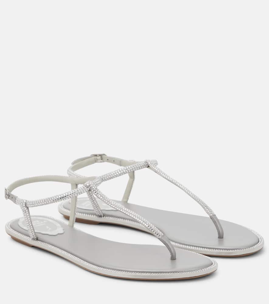 Rene Caovilla Diana embellished thong sandals - Rene Caovilla Diana 缀饰人字拖