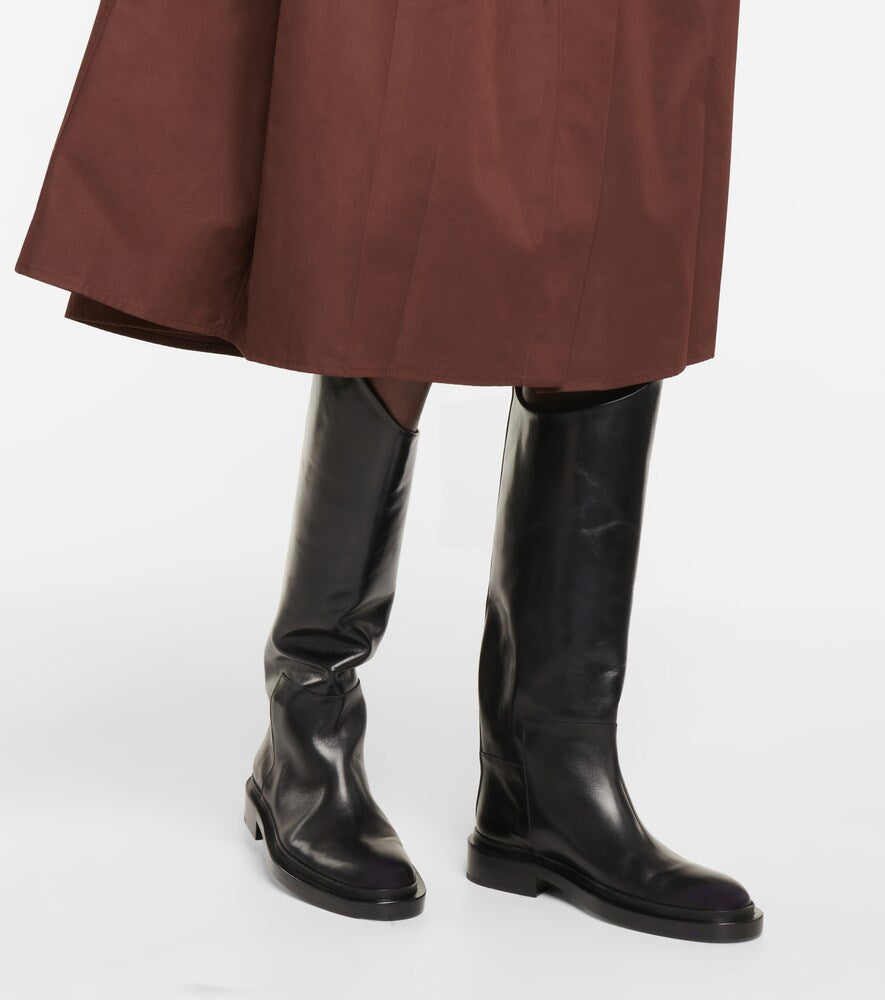 Jil Sander Leather riding boots