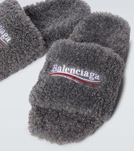 Balenciaga Political Campaign Furry slides