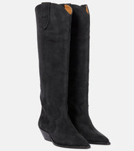 Isabel Marant Denvee suede knee-high boots - Isabel Marant Denvee 麂皮过膝长靴