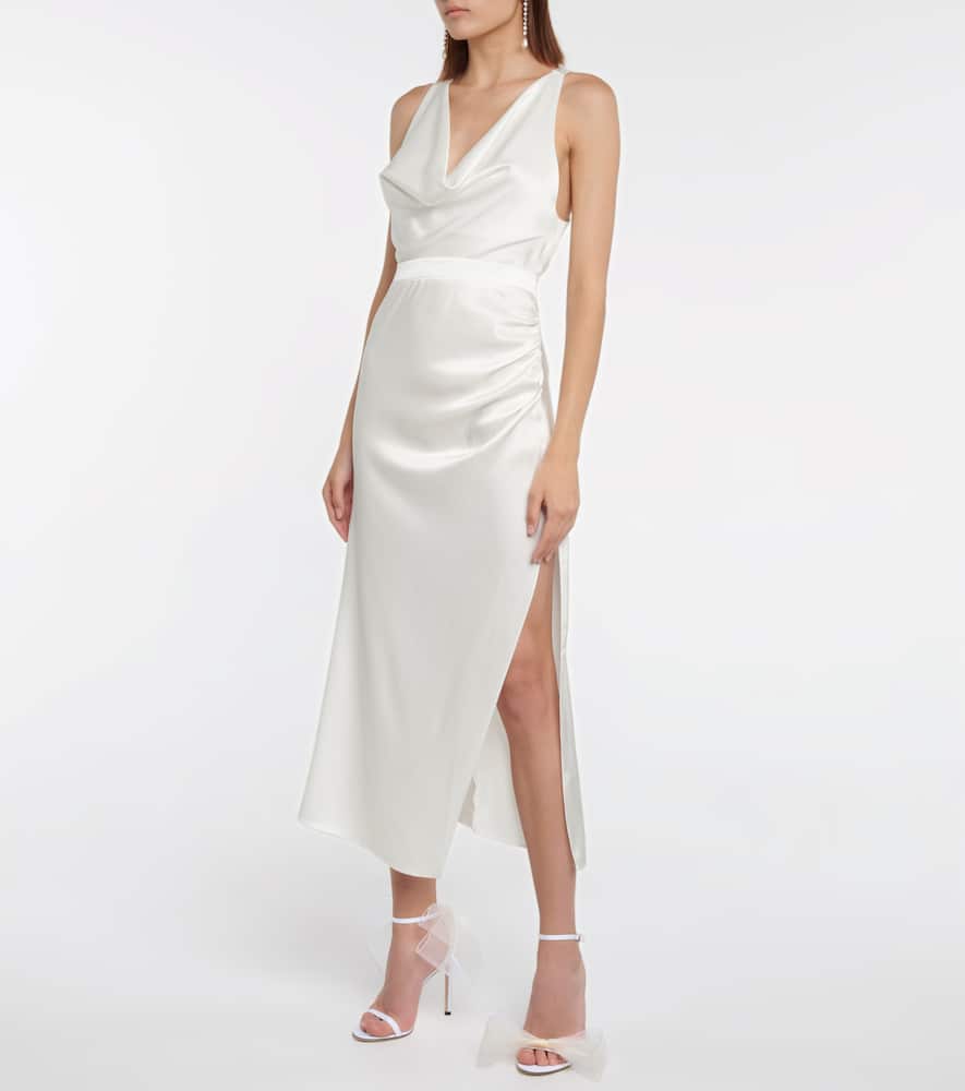 Jimmy Choo Aveline 100 bow-trimmed sandals
