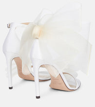 Jimmy Choo Aveline 100 bow-trimmed sandals