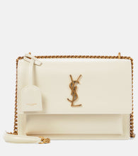 Saint Laurent Sunset Medium leather shoulder bag. Shop Saint Laurent Shoulder Bags for women now.