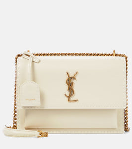 Saint Laurent Sunset Medium leather shoulder bag. Shop Saint Laurent Shoulder Bags for women now.