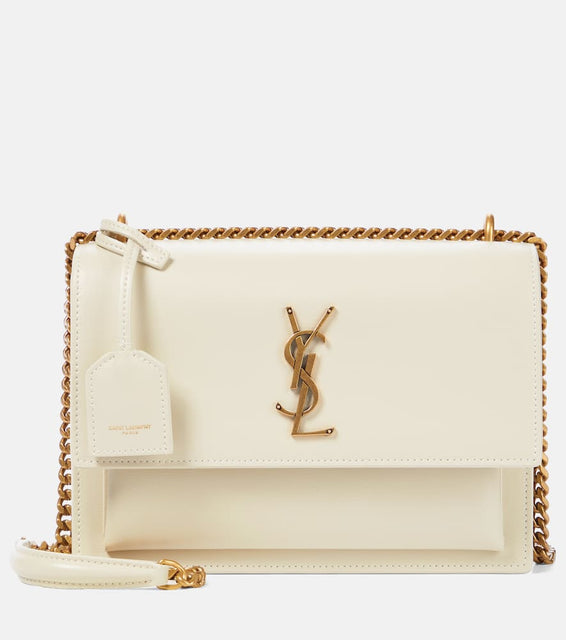 Saint Laurent Sunset Medium leather shoulder bag. Shop Saint Laurent Shoulder Bags for women now.