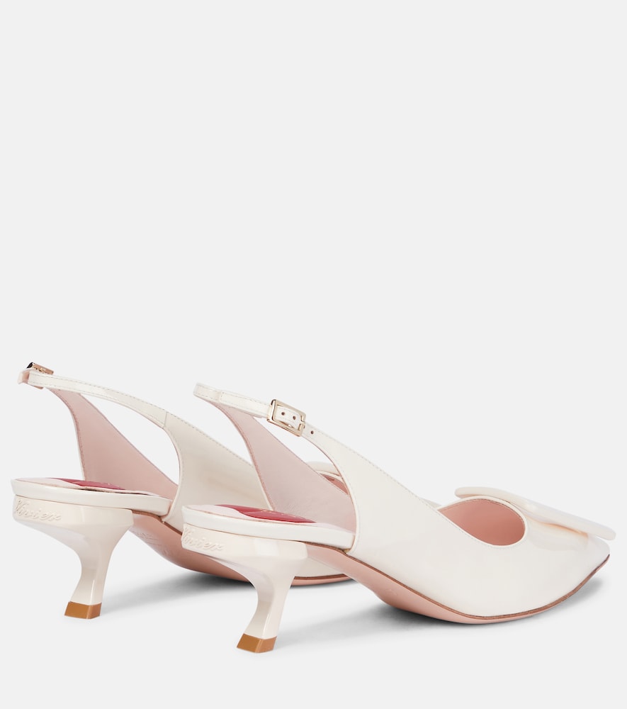Roger Vivier Virgule slingback leather pumps