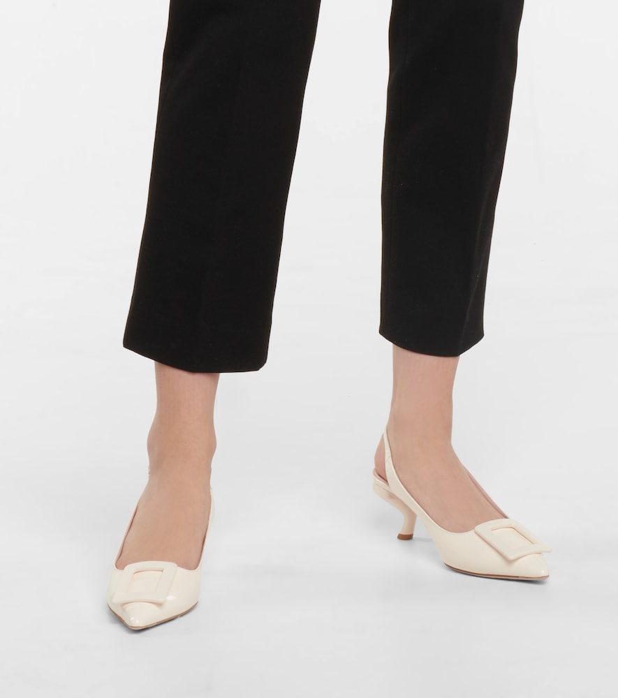Roger Vivier Virgule slingback leather pumps