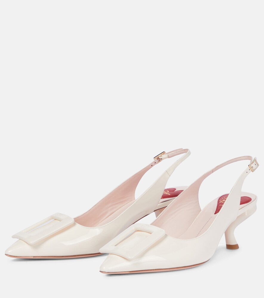 Roger Vivier Virgule slingback leather pumps