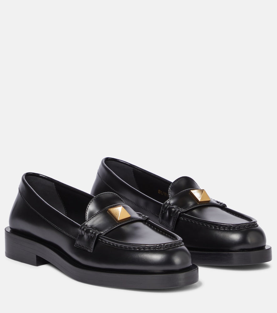Valentino Garavani Roman Stud leather loafers - Valentino Garavani 罗马铆钉皮乐福鞋