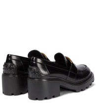 Tod's Leather platform loafers