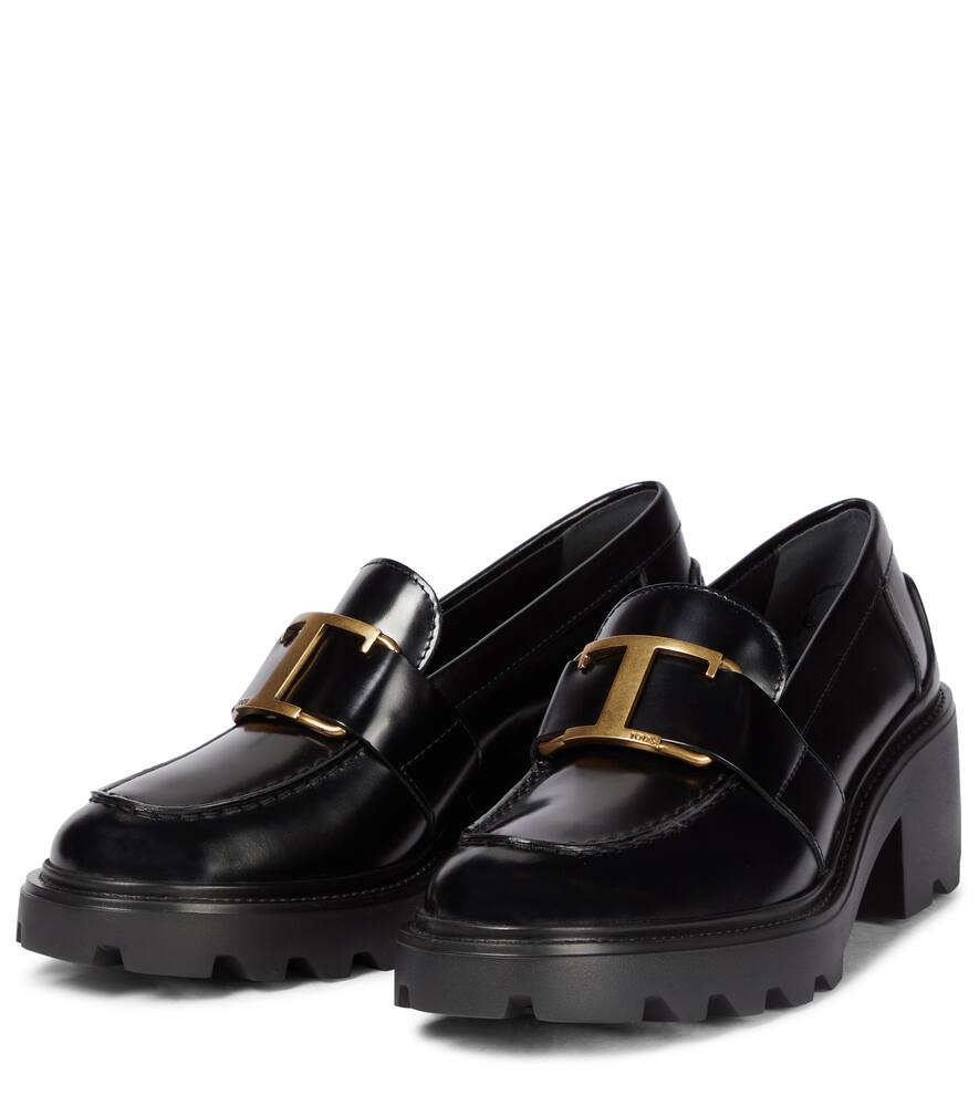 Tod's Leather platform loafers