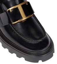Tod's Leather platform loafers