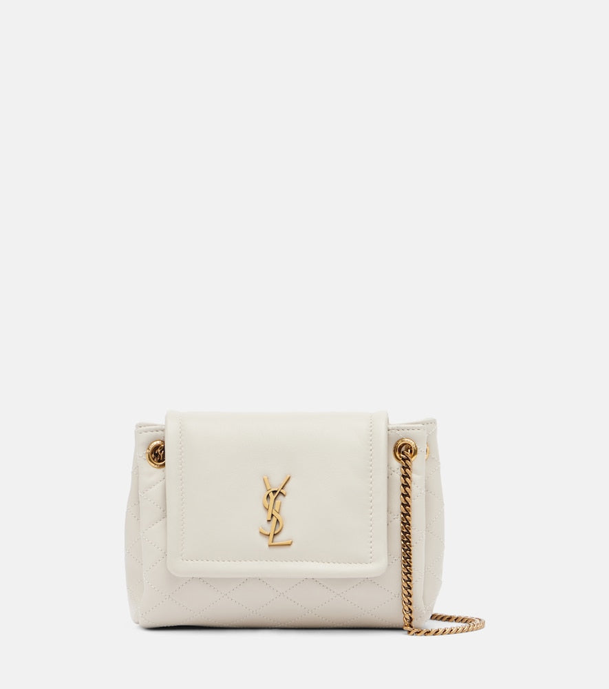 Saint Laurent Nolita Mini leather shoulder bag - Saint Laurent Nolita 迷你皮革单肩包
