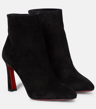 Christian Louboutin Eleonor 85 suede ankle boots - Christian Louboutin Eleonor 85 麂皮踝靴
