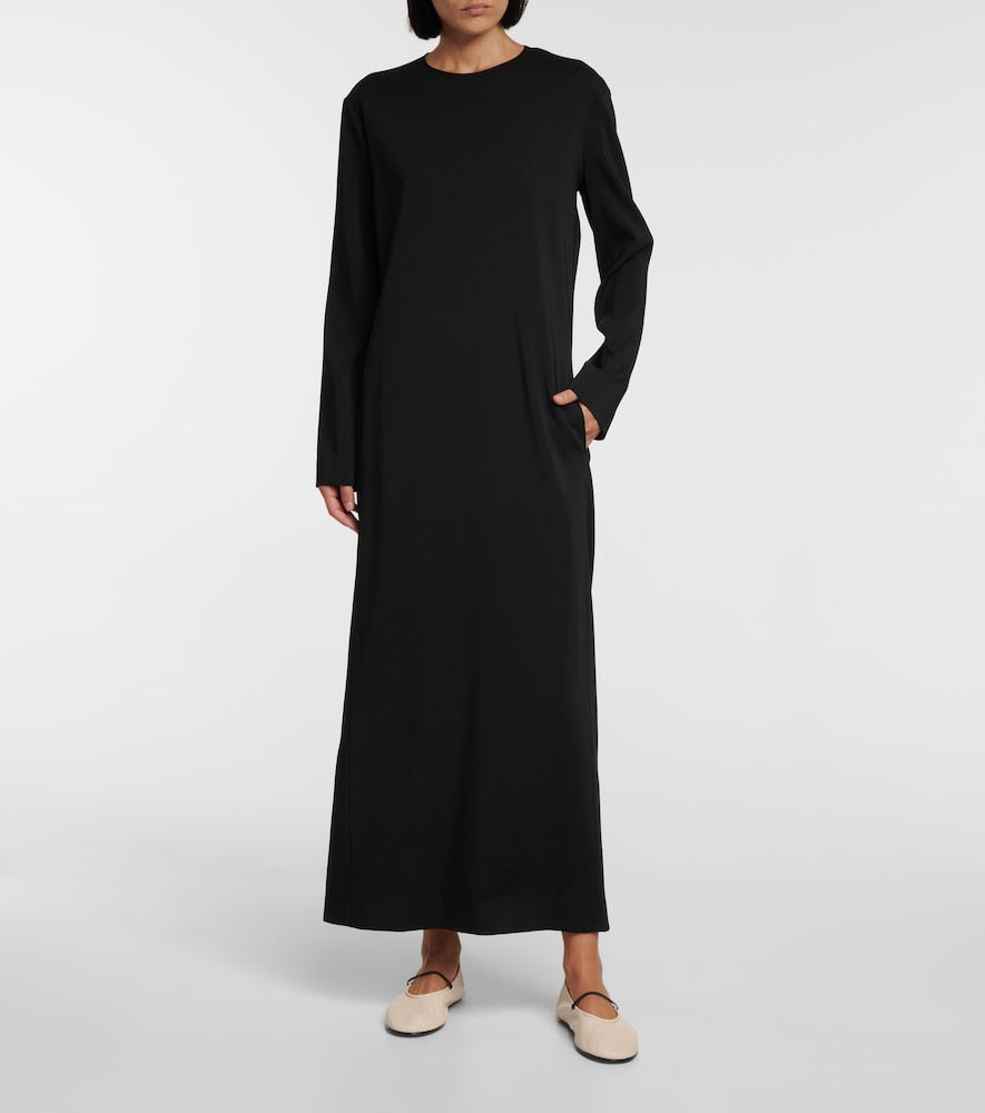 The Row Elastic leather ballet flats