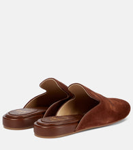 Christian Louboutin Navy Coolito Donna suede slippers