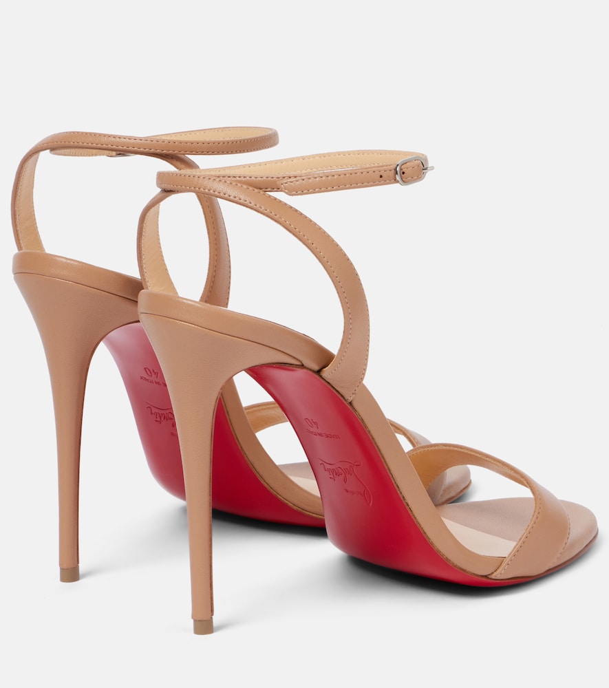 Christian Louboutin Loubigirl 100 leather sandals