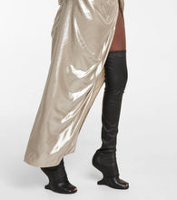 Rick Owens Cantilever leather over-the-knee boots