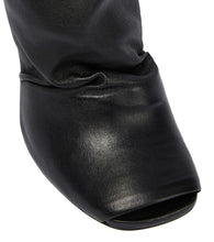 Rick Owens Cantilever leather over-the-knee boots