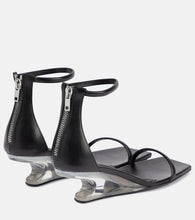 Rick Owens Leather wedge sandals