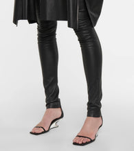 Rick Owens Leather wedge sandals