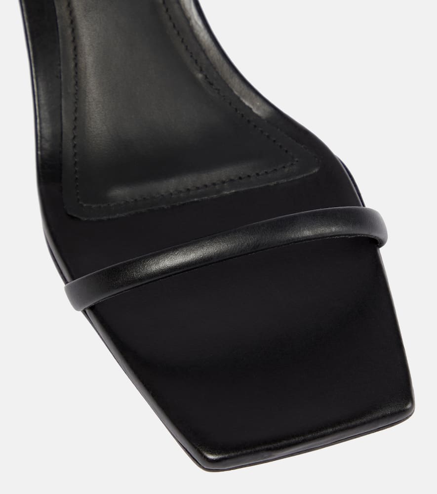 Rick Owens Leather wedge sandals