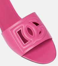 Dolce&Gabbana DG leather slides