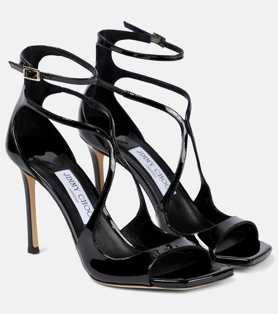 Jimmy Choo Azia 95 patent leather sandals