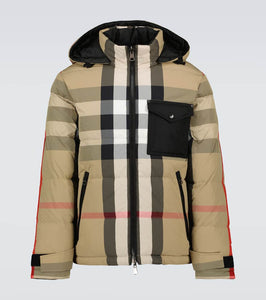 Burberry Burberry Check reversible down jacket