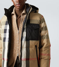 Burberry Burberry Check reversible down jacket