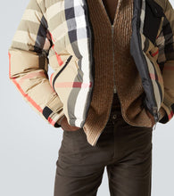 Burberry Burberry Check reversible down jacket