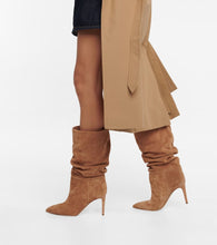 Paris Texas Slouchy suede boots