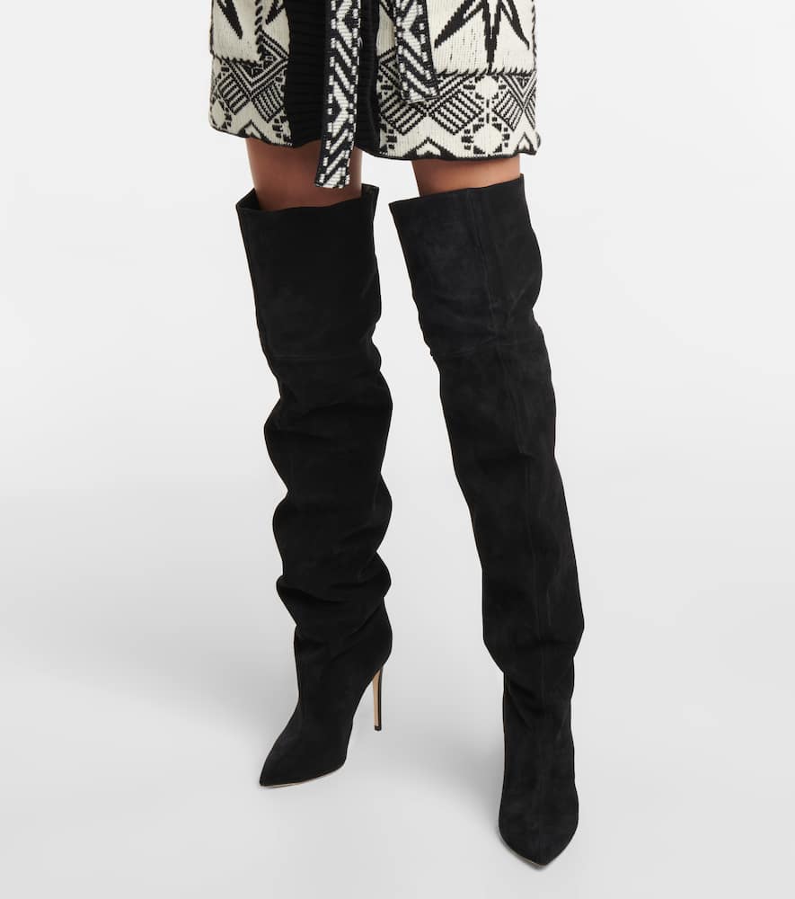 Paris Texas Suede over-the-knee boots
