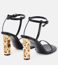 Givenchy G Cube 85 leather sandals