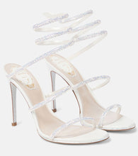 Rene Caovilla Cleo embellished leather sandals