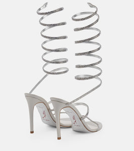 Rene Caovilla Supercleo embellished leather sandals