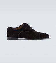 Christian Louboutin Alpha Male velour Oxford shoes