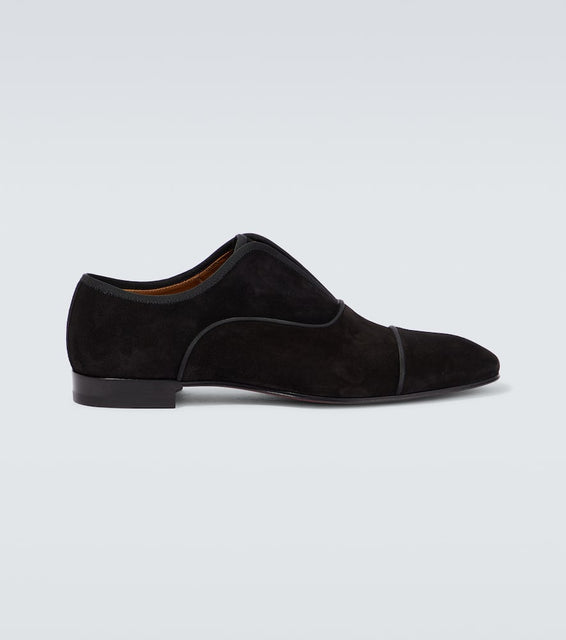 Christian Louboutin Alpha Male velour Oxford shoes